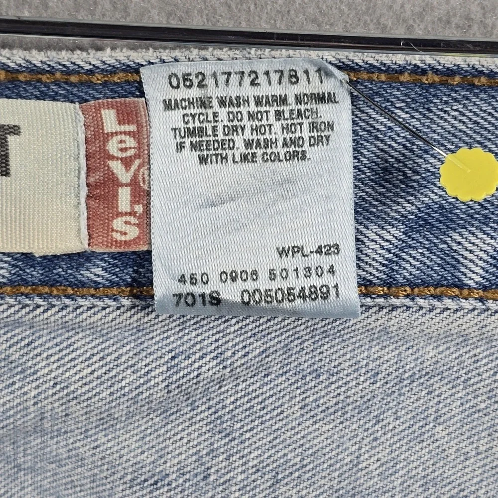 Vintage Levis 505 Jeans Mens 38x30 Denim Blue‎ Regular Fit Straight Leg Y2K